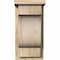 Ekena Millwork Newport Rough Sawn Corbel w/Backplate, Douglas Fir, 8"W x 8"D x 16"H COR08X08X16NEW01RDF - alternate 4
